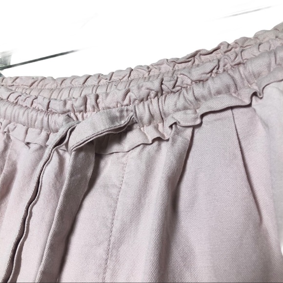 Gap Drawstring Waist Pink Cropped Pants - Picture 6 of 10